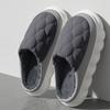 Men's Autumn/Winter Slippers for Indoor Home Use,Thick and Comfortable EVA Sole, Warm and Cozy House Shoes