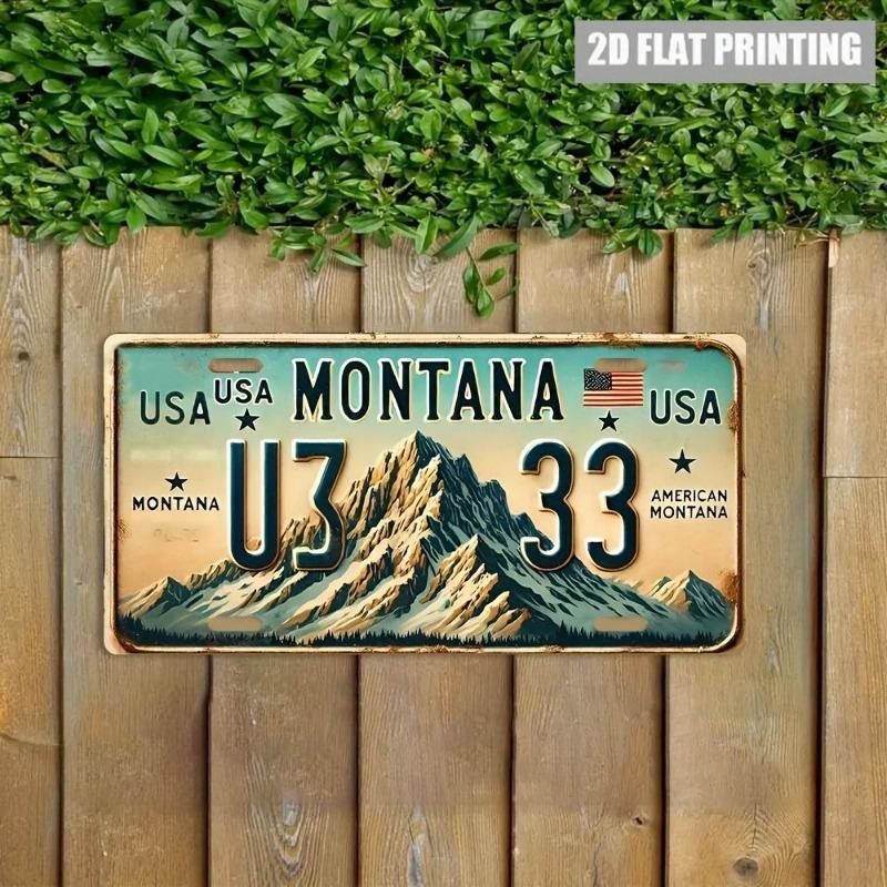 Metal Wall Sign Home Decor 15x30cm