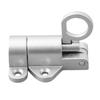 1 * Self Closing Latch Bolt  4 * Screws Aluminum Alloy Gate Security Pull Ring Spring Bounce Door Bolt Latch Lock