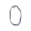 Irregular Oval Frame Connectors Moon Hammered Texture Links For Earring Making
