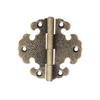 10 Stück Box Möbelbeschläge Runde Scharniere Schrank Schmuck Dekorative Scharniere Werkzeug Antiker Stil für Schranktür