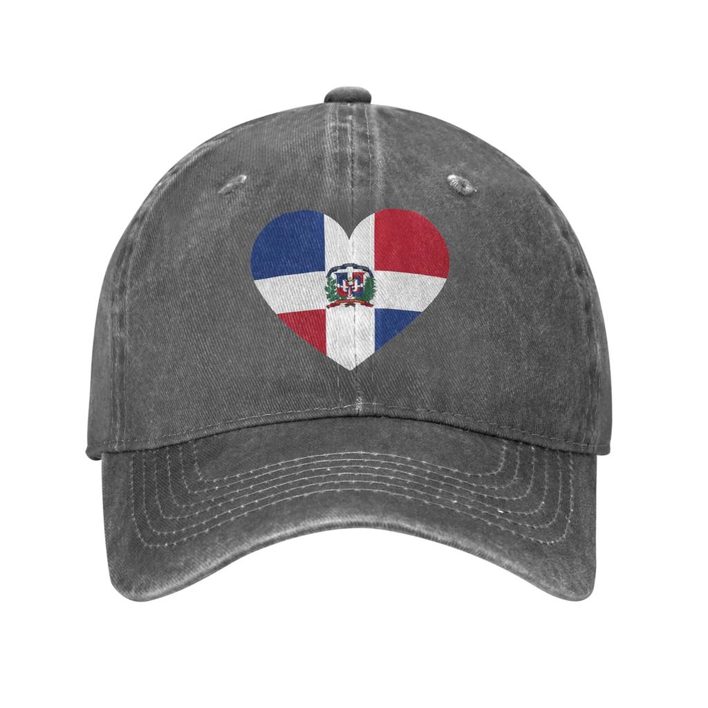 Dominican Republic Flag Baseball Caps Vintage Distressed Washed Snapback Hat Unisex Summer Adjustable Caps Hat