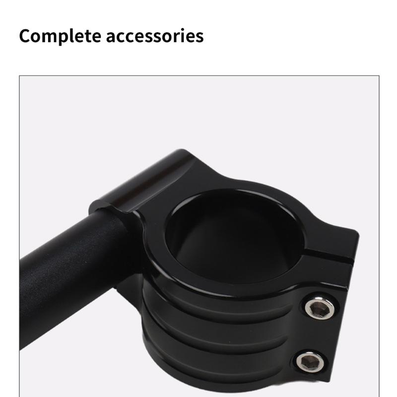 Risers Clip On Handle Bars 52mm Aluminum Motorcycle Clip On Handlebars High Performances Aluminum Clip On Handle Bars