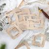 10 arkuszy Vintage Hollow Film Naklejka DIY Dekoracja Dziennika Minimalistyczna ramka INS Naklejka Album Scrapbooking Kawaii Artykuły papiernicze