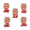 New Year Festive Lion Resin DIY Hair Clip & Keychain Accessories