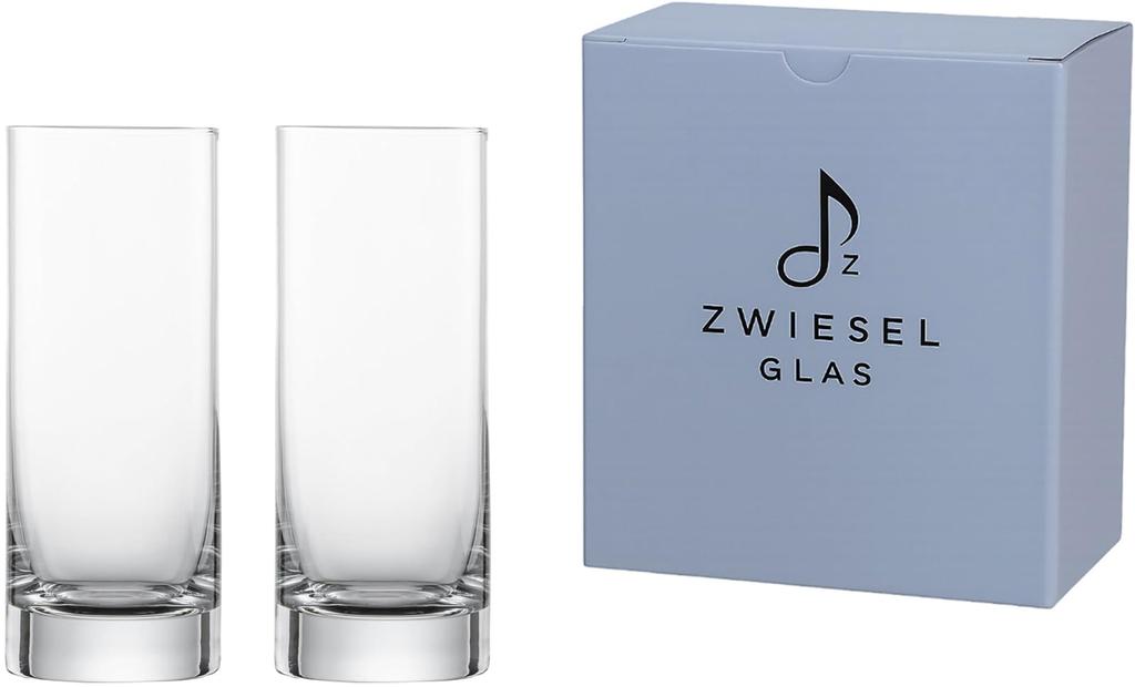 ZWIESEL GLAS shatter-resistant Tavolo (Paris) tumblers for water, mineral water, and soft drinks, 11 oz., pair of two, machine-made, m122414