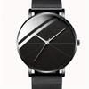 Fashion Ultra Thin Watches Simple Men Business Stainless Steel Mesh Belt Quartz Wrist Watch Men Gift