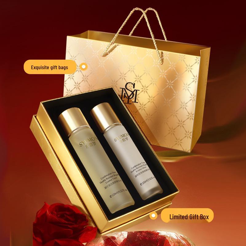 Shui Yun Double Anti-aging & Brightening Skincare Set: Hydrating Toner & Moisturizing Lotion Duo