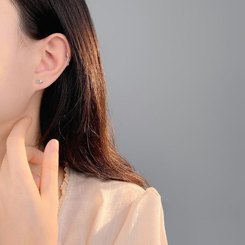 Personalized Love Planet Earrings for Women Sweet and Cool Girly Versatile Earrings