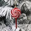4pcs Christmas Tree Decoration Ornament Simulated Colorful Lollipop Red Golden Candy Cane Xmas Tree Pendant Home Xmas Decor 2025