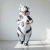 Inflatable Cow Costume Cute Suit Full Body Animal Outfit for Adults, Entertainers,