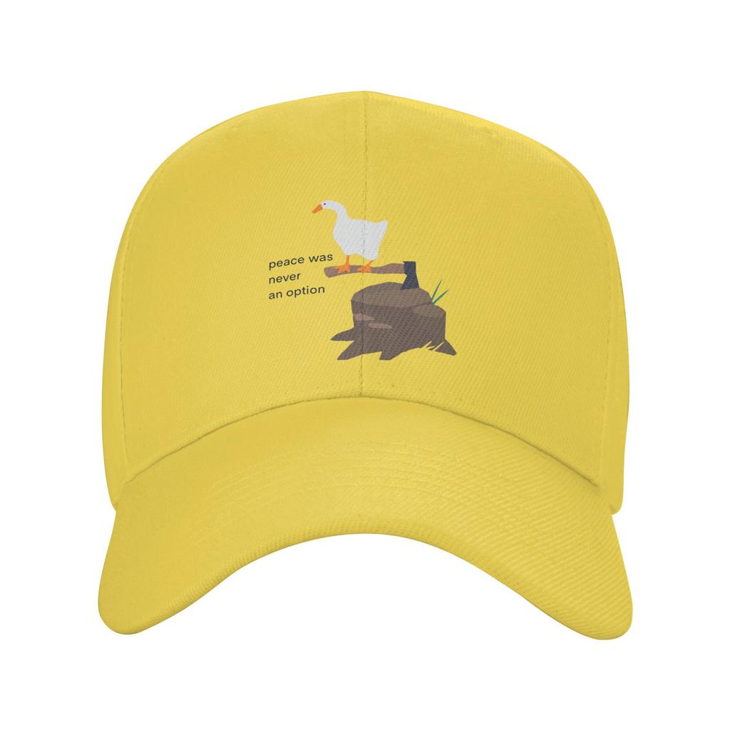Peace Was Never An Option Letter Cap Unisex Women Fashion Cartoon Ducks Hat Sun Caps Trucker Cap Snapback Caps Baseball Caps Winter