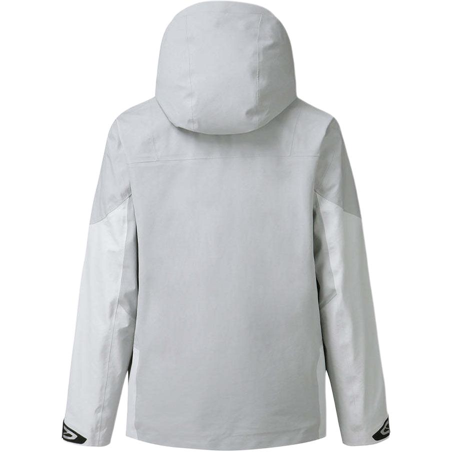 Salomon Color Block Hooded Zip Long Sleeve Down Jacket Women outerwear Gray LC2699600