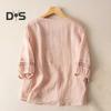 Damen-Shirt, lockere Passform, einfarbig, Pullover-Oberteile, hohles Retro-Blumenmuster, bestickt, lässige Oberteile für den Alltag