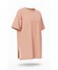 LITHE Basic Tactel Cutout T-Shirt Peach