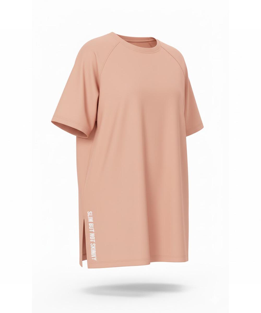 Ride Basic Tactel Cutout T-Shirt Peach Pitch/Free