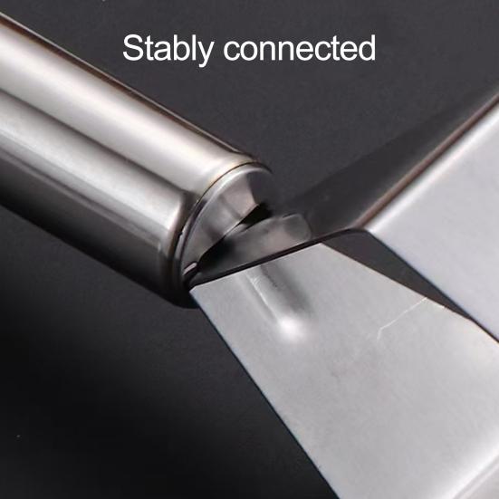 Stainless Steel Watermelon Cutter with Wooden Handle Ergonomic Triangle Fruit Slicer for Watermelon Cantaloupe Melon Apples Easy Clean Kitchen Tool