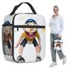 Sml Jeffy Rapper Isolierte Lunchtasche für Damen Büro-Kühlbox Thermische Lebensmittelbox Tragbare Lunchboxen Behälter