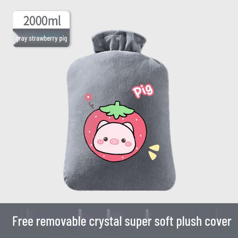Extra Long Hot Water Bottle for Bed - Thickened Design for Warm Feet and Sleep Comfort