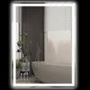 Bathroom Mirror Bathroom Mirror Wall Mirror LEDs, Touch Switch, Anti-Fog Function, 60 x 80 x 4 cm, White