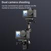 PULUZ Motorcycle Windshield Clip Bracket Camera Mount for Gopro HERO13 Black/Insta360 X4/DJI Osmo Action 5 Pro/DJI Osmo 360