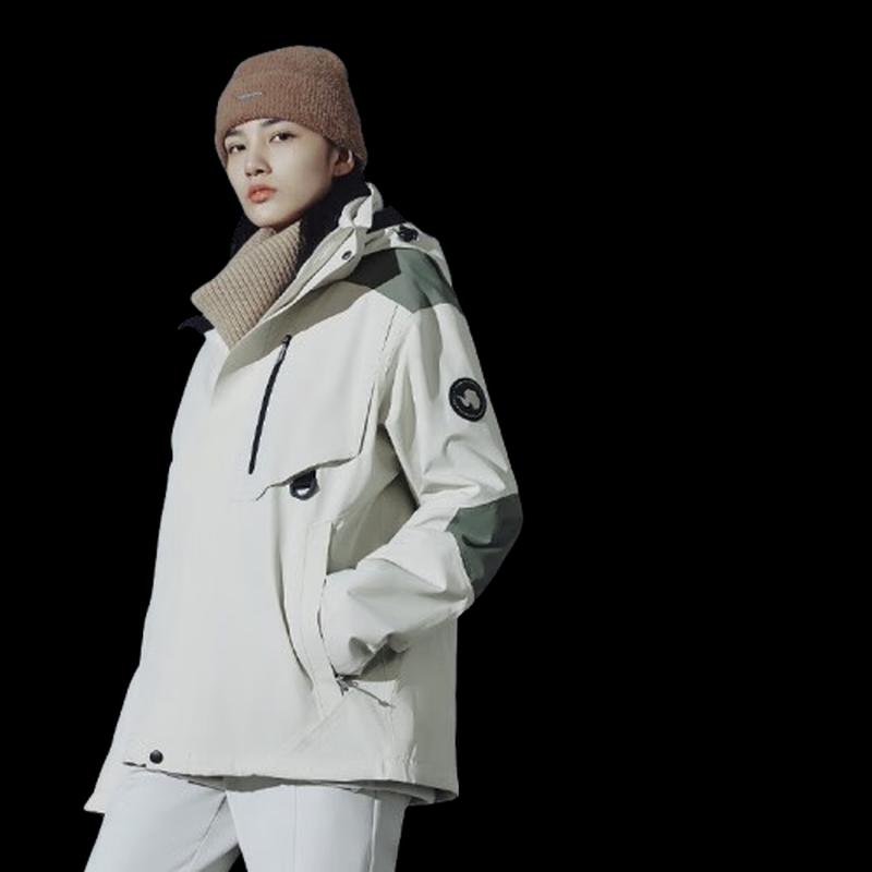 TOREAD TAWWBL90493 Unisex 3-in-1 Fleece Lined Jacket M