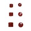 Gold-Purple Cinnabar Six-Character Mantra Barrel Spacer Beads for DIY Jewelry