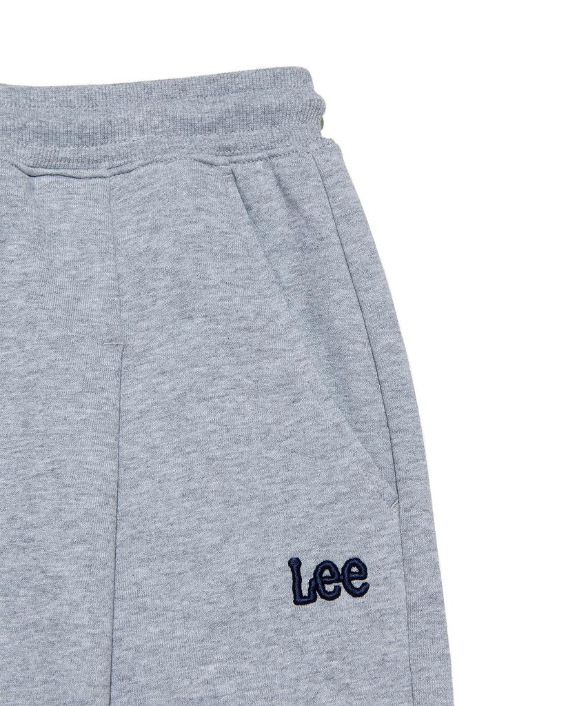 LEE Sweat One-Tuck Wide Pants Gray