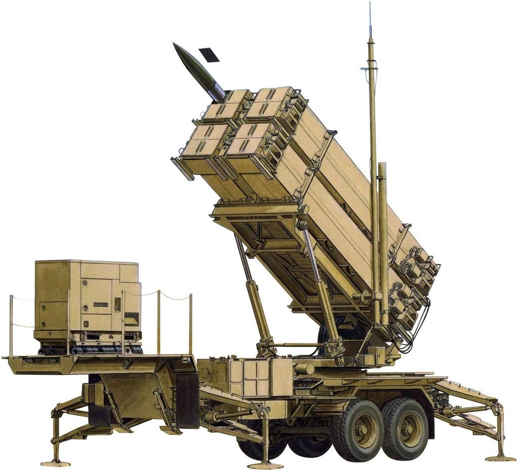 PLATZ 1/35 MIM-104F Patriot SAM PAC-3 M901 Launcher Plastic Model Kit BL3563