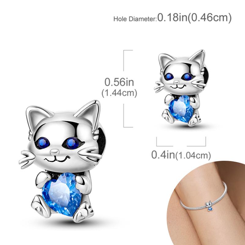New Copper Plated Cute Dog Pets Charms Beads Fit Original Bracelet Charms Diy For Women Pendant Beads Jewelry Gift