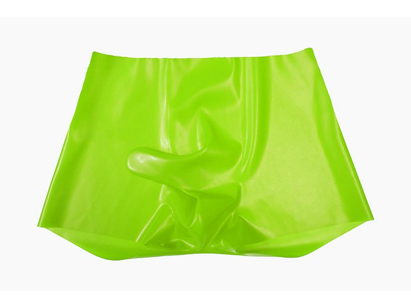 Latex Leather Seamless Underwear: Gun & Bullet Separation Boxer Briefs