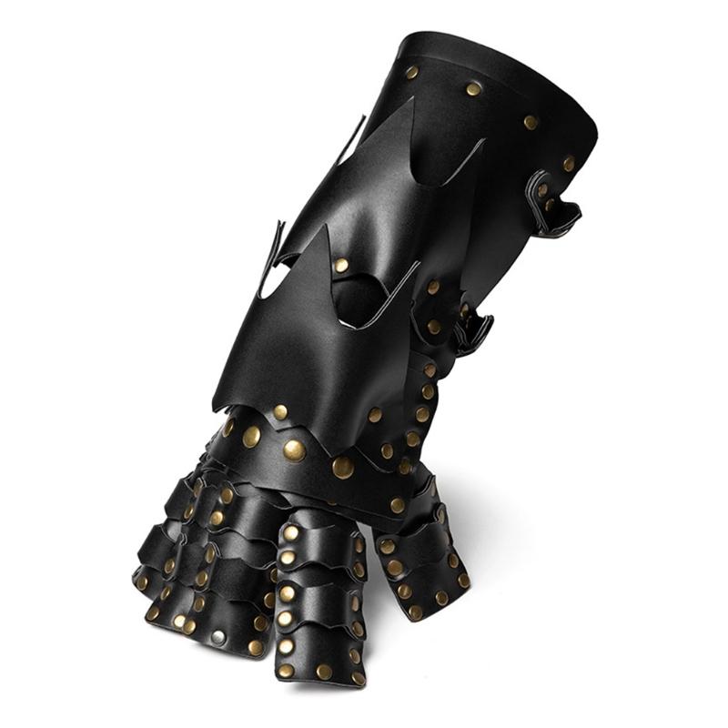 Mechanische Handschuhe Vintage Verzierungen Rechte Hand Handschuhe Steampunk Lederhandschuhe Halloween Cosplay Party Requisiten