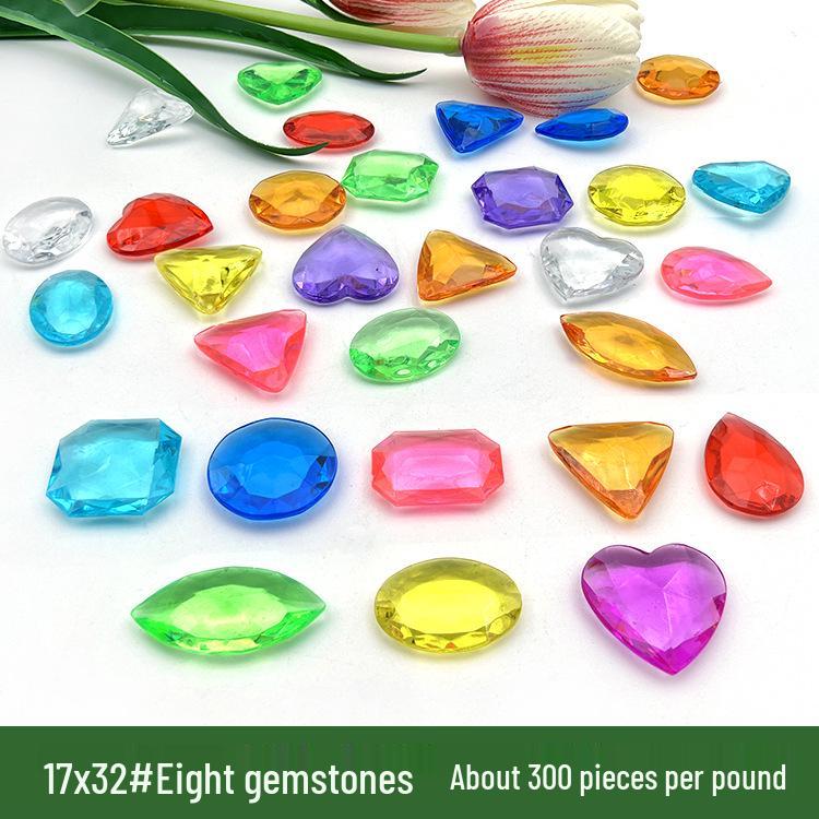 Children s Glitter Dolphin Crystal Gem Toy Ornament 250g/package