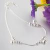Women Fashion 3Pcs Bells 12 Beads Luxury Chain Ankle Bracelet Beach Anklet