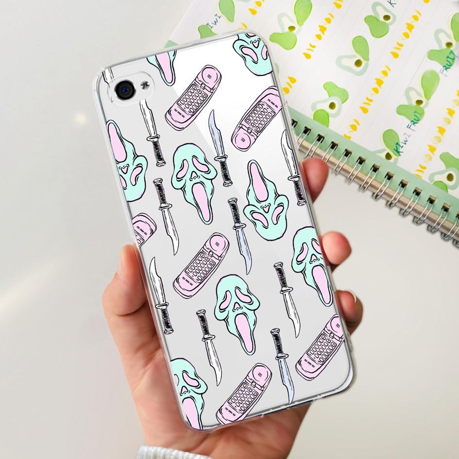 For iPhone 4 Case 3.5" Cute Cartoon Leopard Transparent Silicone Soft Cover For iPhone 4s iPhone4 Funda iPhone4s Shockproof Capa