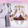 Genshin Impact Lumine Aether Cosplay Costume With Polyester Fabric For Anime Role Play