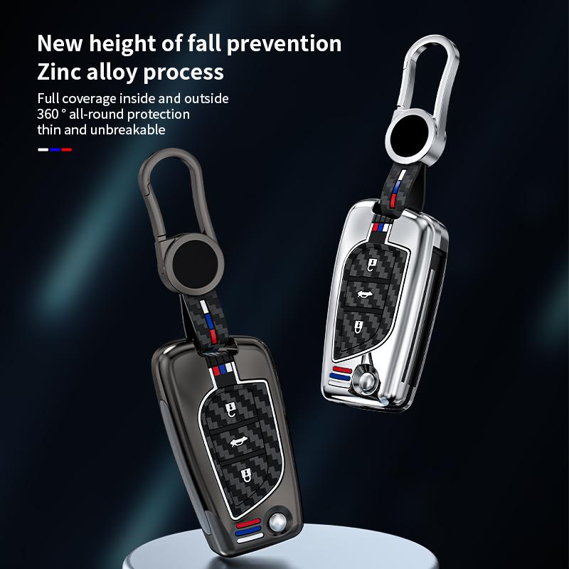 Obudowa kluczyka do samochodu ze stopu cynku pełna pokrywa dla Toyota Auris Corolla Reiz Avensis Verso Yaris Aygo Rav4 Scion TC IM 2015