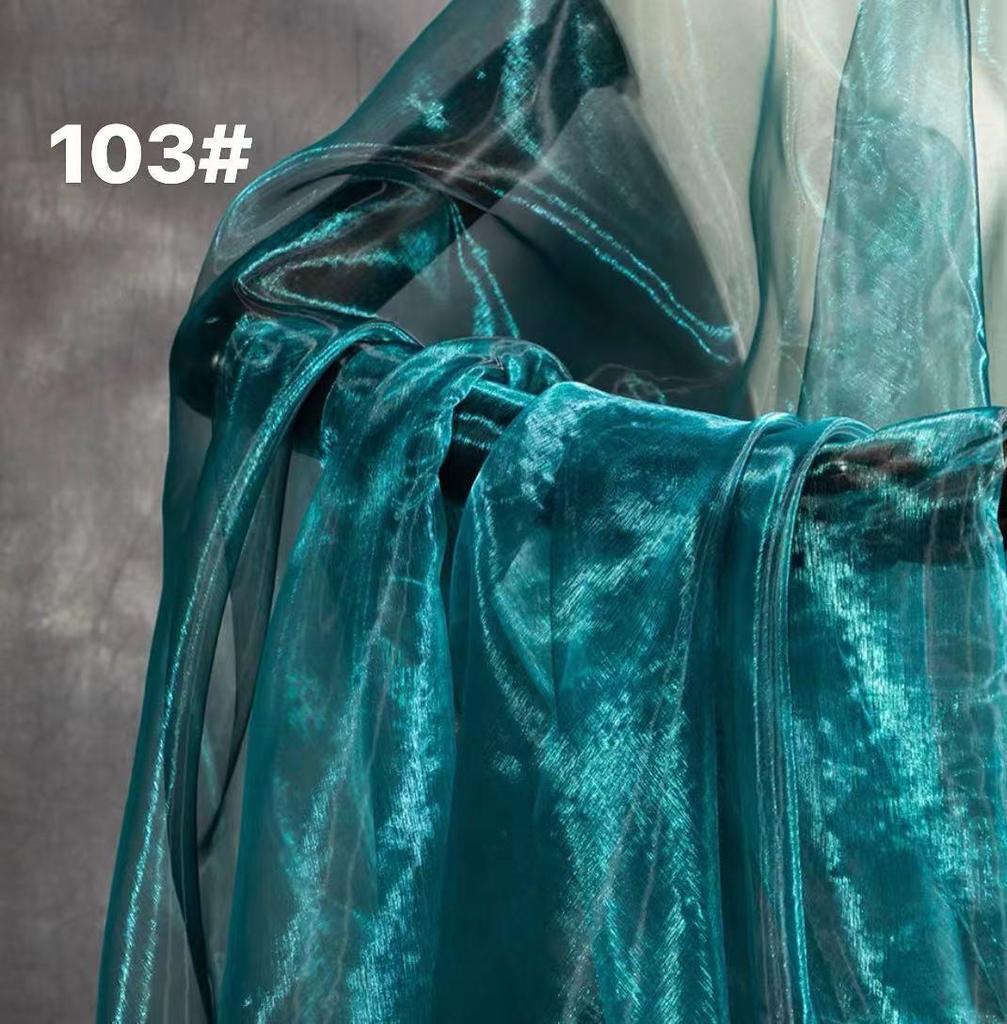 Dreamy Soft Organza Skirt Fabric: Flowing Light Gauze & Bright Silk
