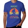 Bigfoot Is Real And He Tried To Eat My Ass T-Shirt Tops Boys Whites Plus Sizes Mens Cotton T Shirts