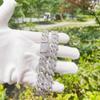 RQ 14mm Lodowy Mikro Pave Cyrkonia Kostka Łańcuch Naszyjnik Z Zapięciem Pudełkowym Hip Hop Moda Biżuteria Prezent Mężczyźni Kobiety