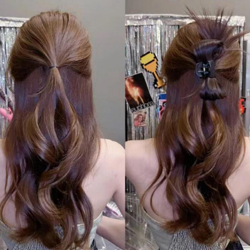 

thorn hair clip thorn bun wig half-up half-up hairpin black