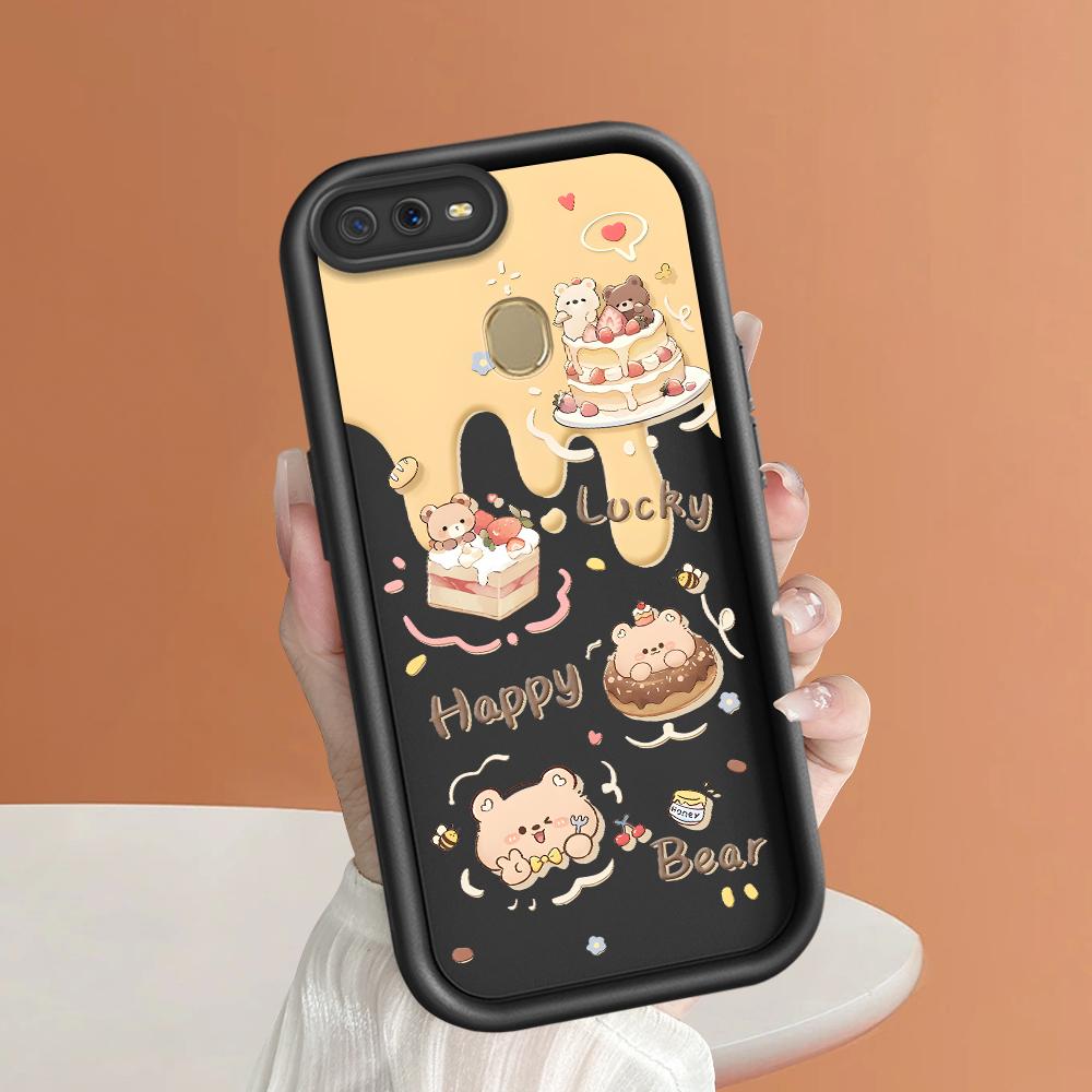 Coque de protection antichoc en silicone souple avec motif de dessin animé pour appareil photo OPPO Reno Realme OnePlus