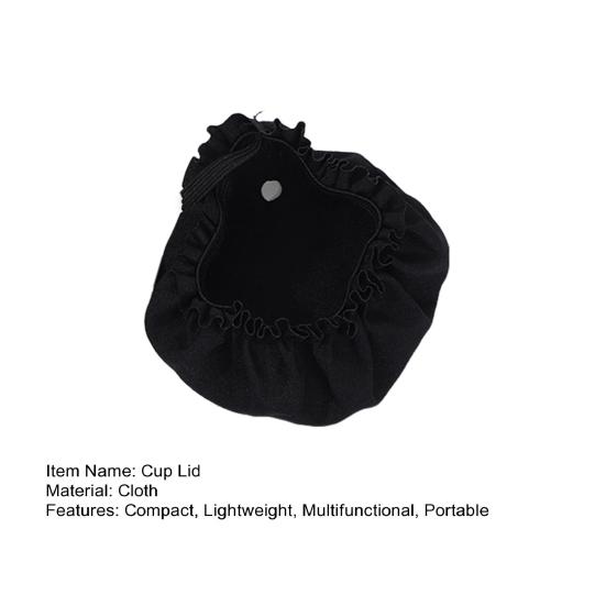 Alkoholschutz Wiederverwendbare Getränkeabdeckungen Becherdeckel mit Strohhalmloch Elastischer Haargummi