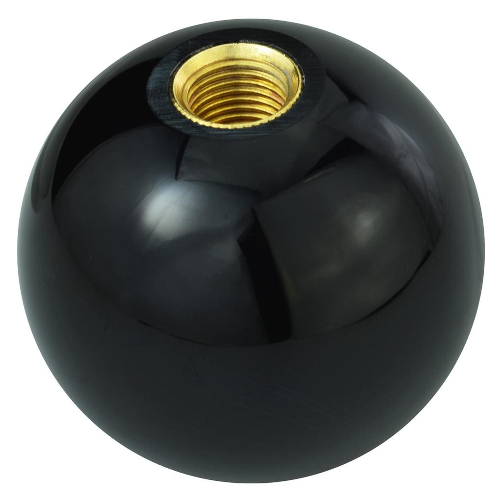 Abfer Zmiana Biegów Samochodowych Gałka Z Kulką Bilardową z Uchwytem Pasuje do Większości Samochodów i Czarna 5-biegowa Gałka, Głowica, Samochody Ciężarowe Automatyczne/Manualne,