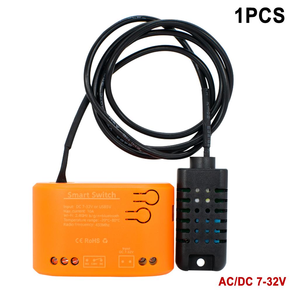 Tuya Wifi Temperature Humidity Sensor Switch for Aquariums Water Temperature Monitoring Work with Alexa Google Home 12V 24V 220V