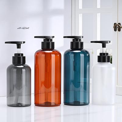 1Pc Refillable Empty Shampoo Conditioner Body Wash Dispenser Shower Pump Liquid Soap Container 300ml 500ml for Bathroom