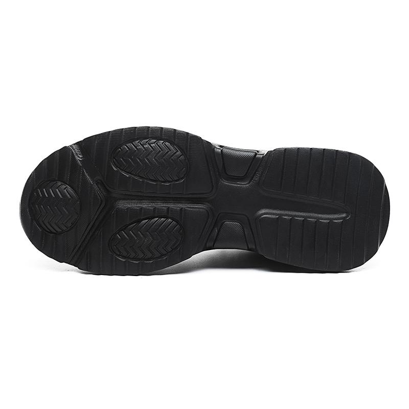 Men Running Shoes Athletic Sport Shoes Leather Lace-up Men Outdoor Sneakers Lightweight Men Gym Shoes Tenis Masculino Esportivo