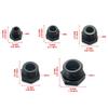 Heavy Duty Aluminum Hexagonal Head Plug Adapter Fitting Leakproof Fluid Connections Suitable For Fluid Gas Lines 1 Pair