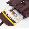 Crazy Horse Leder Ausgelagert Freizeit Reise Rucksack Große Kapazität Damen Geschäftsreise Rucksack Herren Echtes Leder Reisetasche