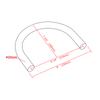 Cafe Racer Bobber Chopper Motorcycle 230mm Seat Frame Hoop Loop for YAMAHA for KAWASAKI for HONDA for SUZUKI